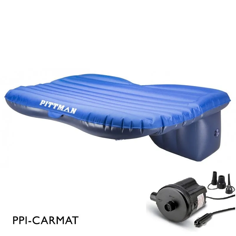 Pittman Outdoors AirBedz PPI-CARMAT Backseat Mid Size Car Air Mattress Includes a Portable DC Pump