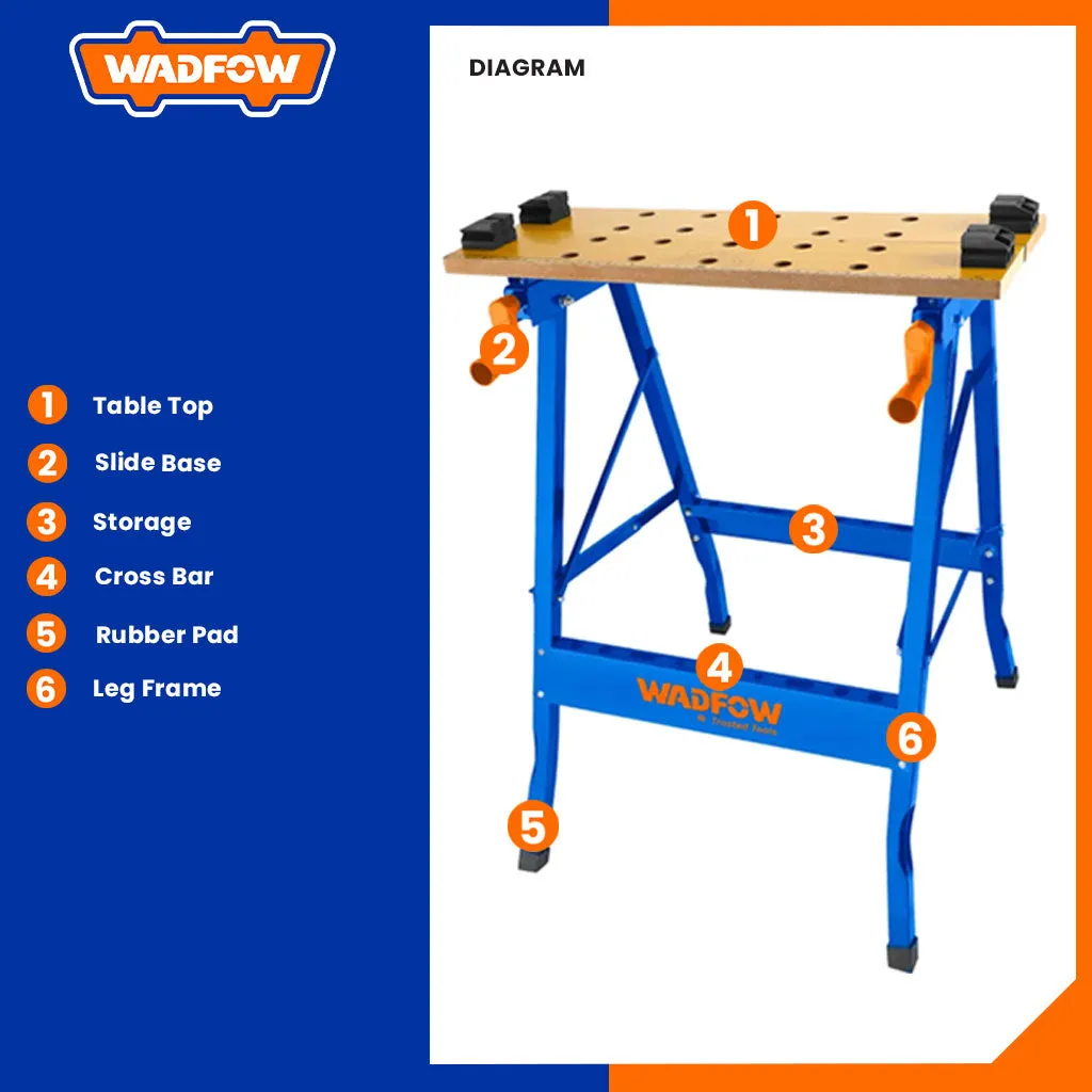 Portable Folding Clamping Work Bench