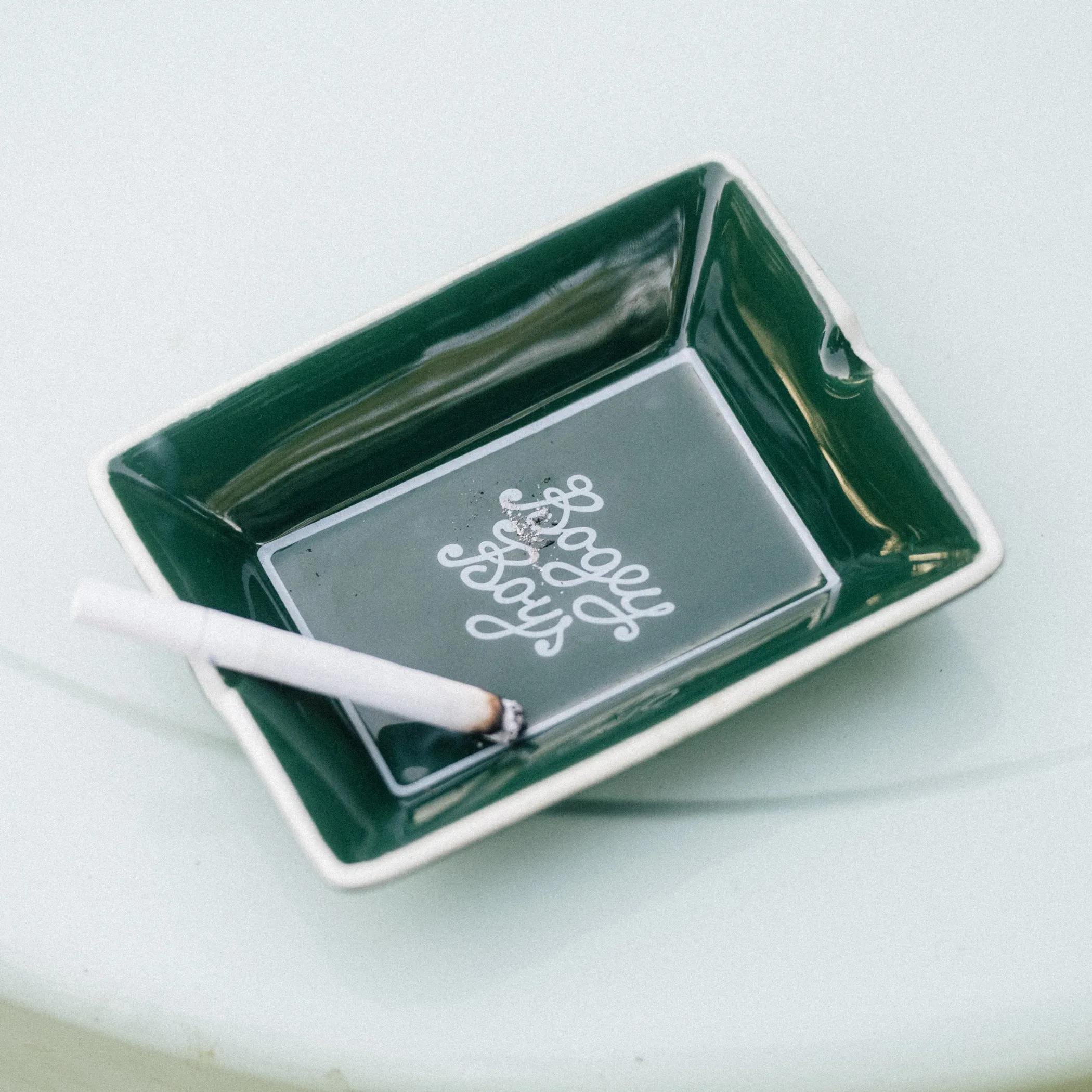 Script Ashtray - Green