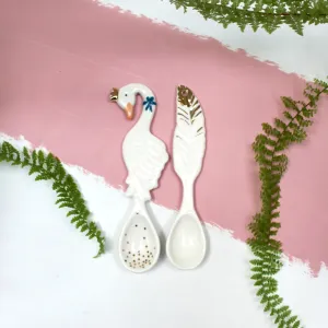 Secret Garden Swan Spoon