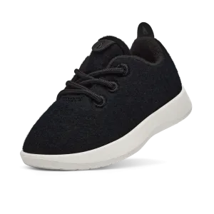 Smallbirds Wool Runners - Little Kids - Natural Black (Blizzard Sole)