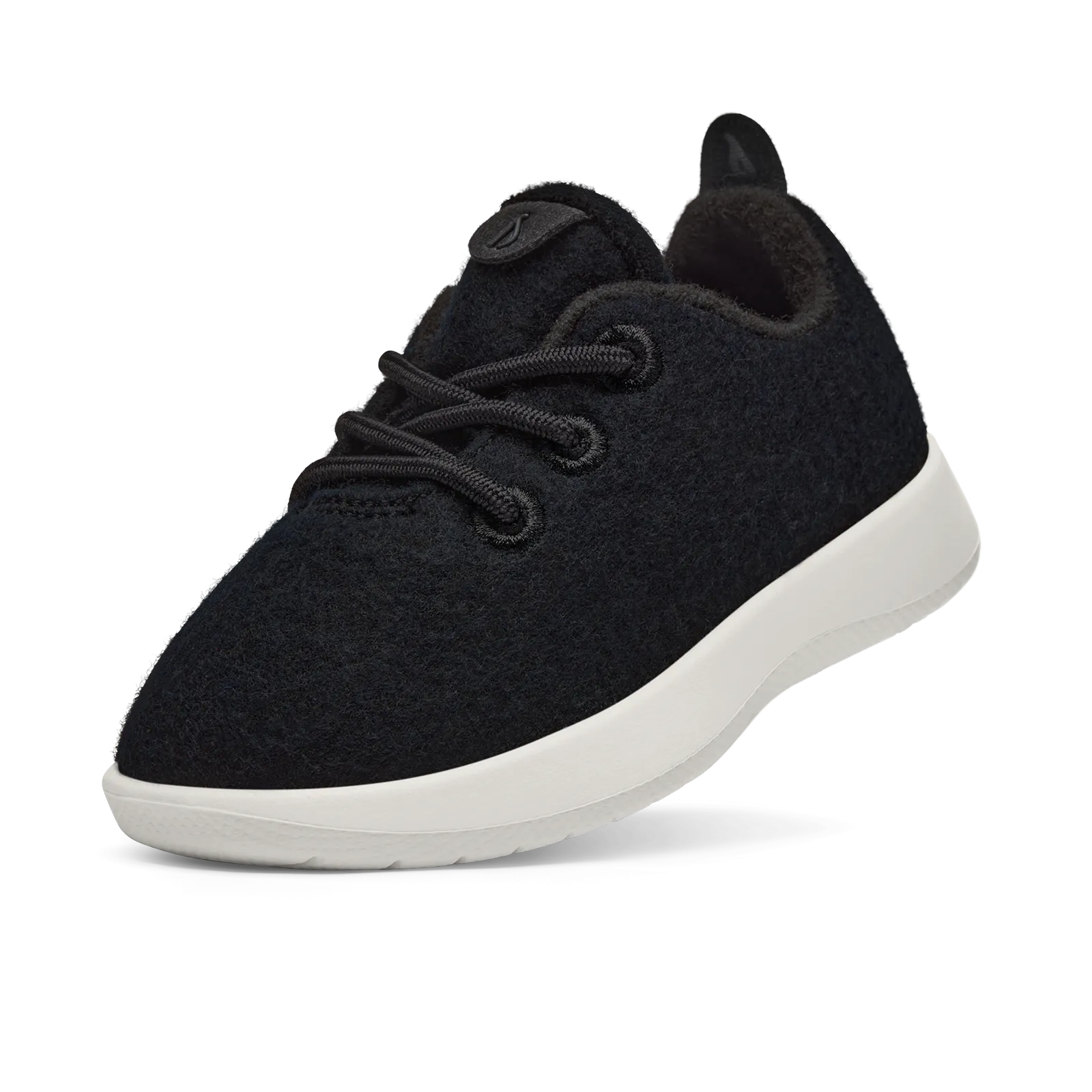 Smallbirds Wool Runners - Little Kids - Natural Black (Blizzard Sole)