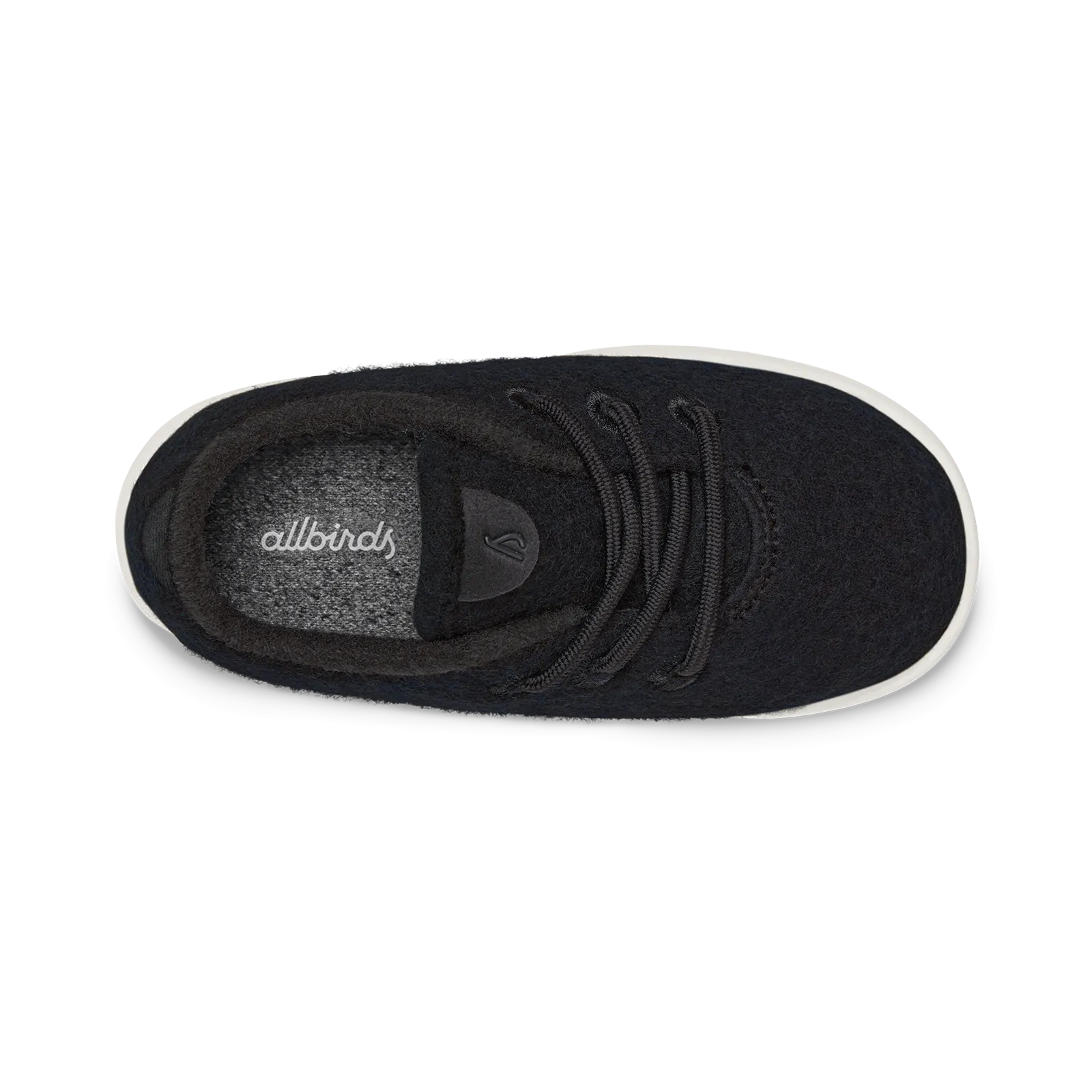 Smallbirds Wool Runners - Little Kids - Natural Black (Blizzard Sole)