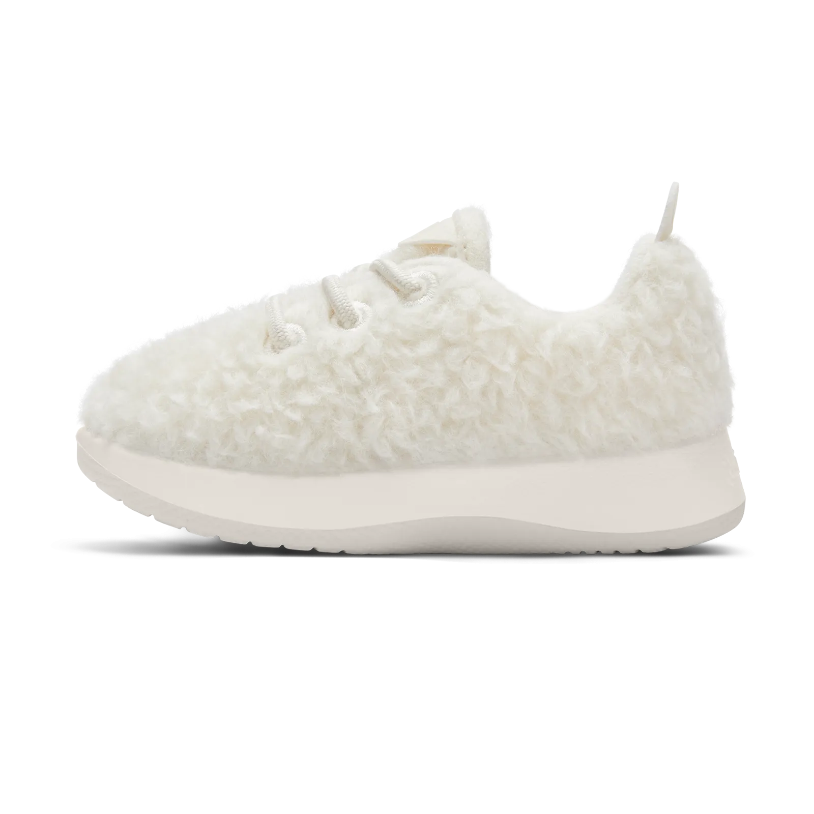 Smallbirds Wool Runners - Little Kids - Natural White Fluffs (Natural White Sole)