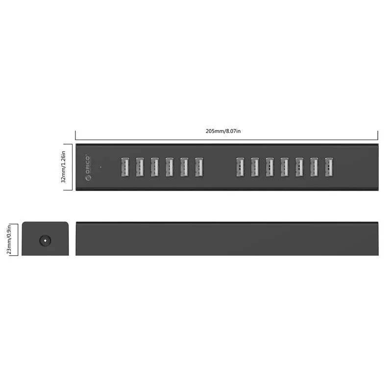 Splitter Extension HUB Multi Interface 1 Tow 13-16 Hub With Power Supply