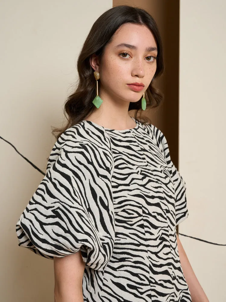 Stevie Zebra Mini Dress