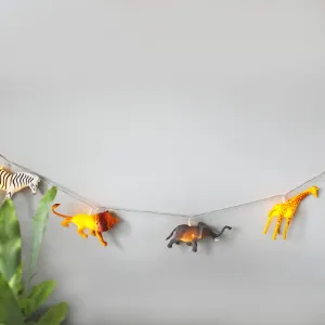 String Lights With Safari Animals