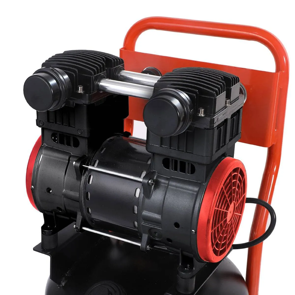 TMG Industrial 25 Gallon 2 HP Electric Air Compressor, Oil-Free Dual Piston Pump, 5 Min Fill Time, ASME Vertical Tank, TMG-ACE25