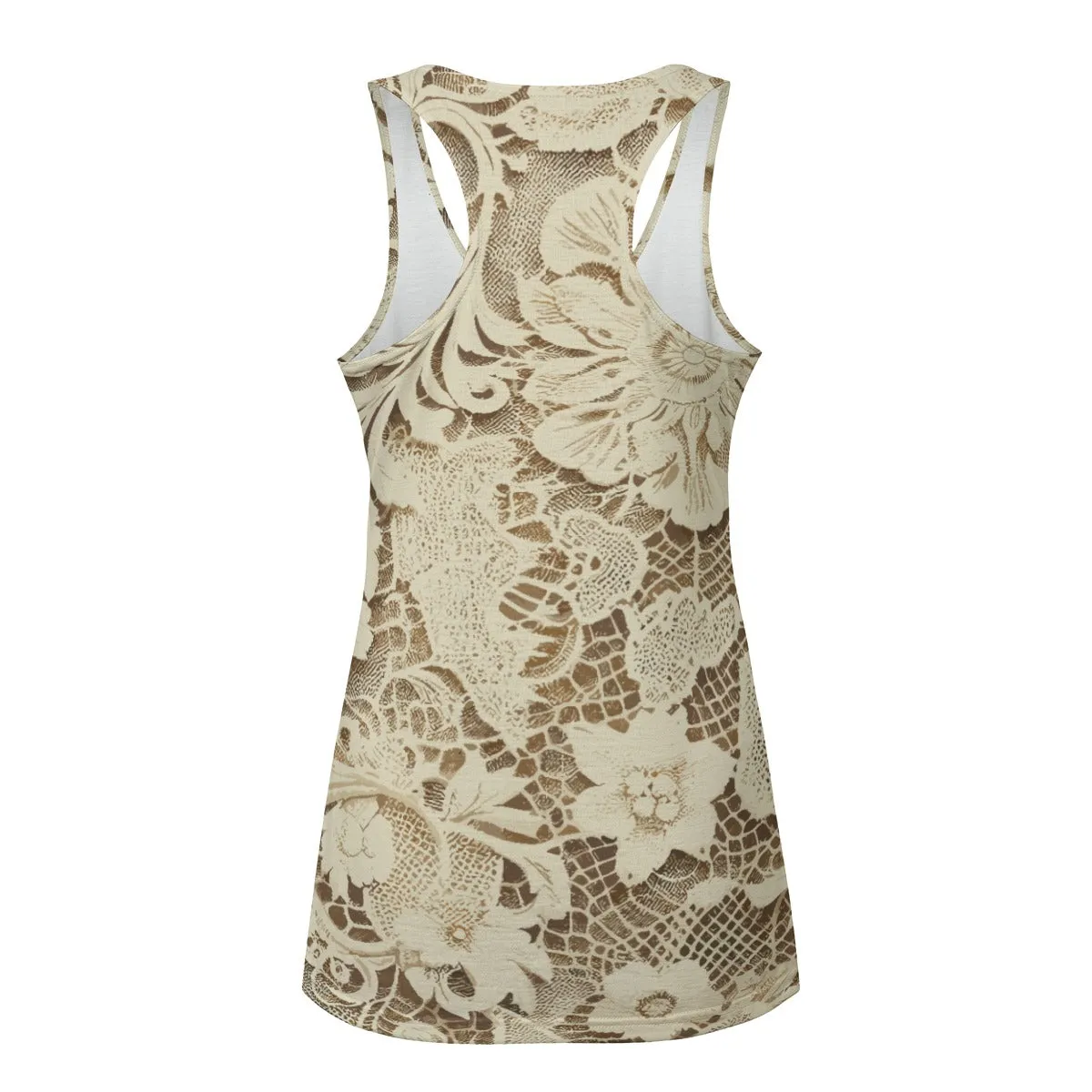 Vampire Art Eco-friendly Vintage Cream Victorian Lace Women's Tank Top