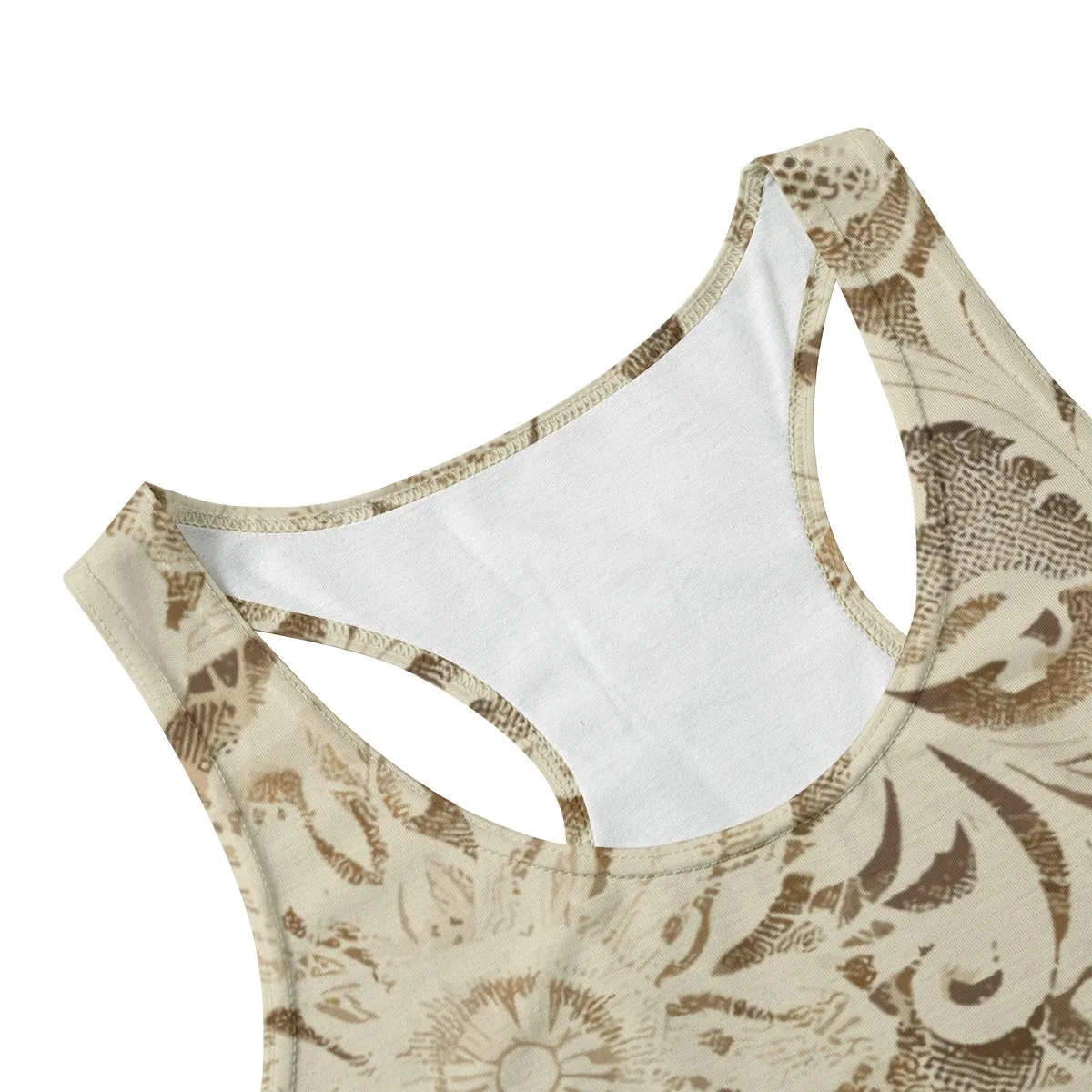 Vampire Art Eco-friendly Vintage Cream Victorian Lace Women's Tank Top