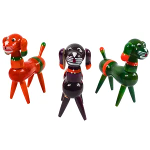 Wooden Dog for Kids-1 (Random colors will be sent)